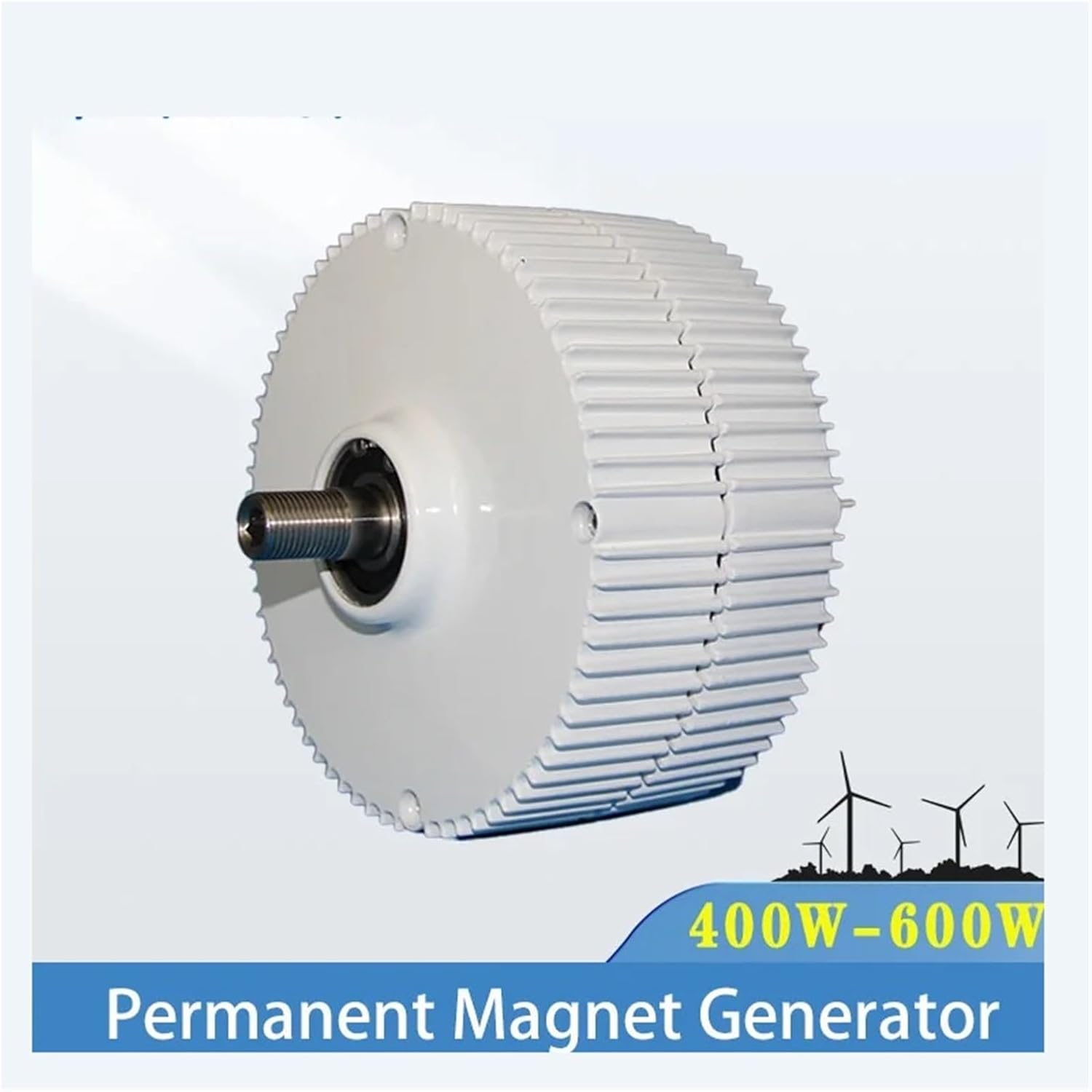 Wind Turbine Generator Kit, Vertical 300w 400w 12v/24/48v tor Wind Power Generator for Home Ues Low Starting Speed for Home(Double Shaft,12V_600W)