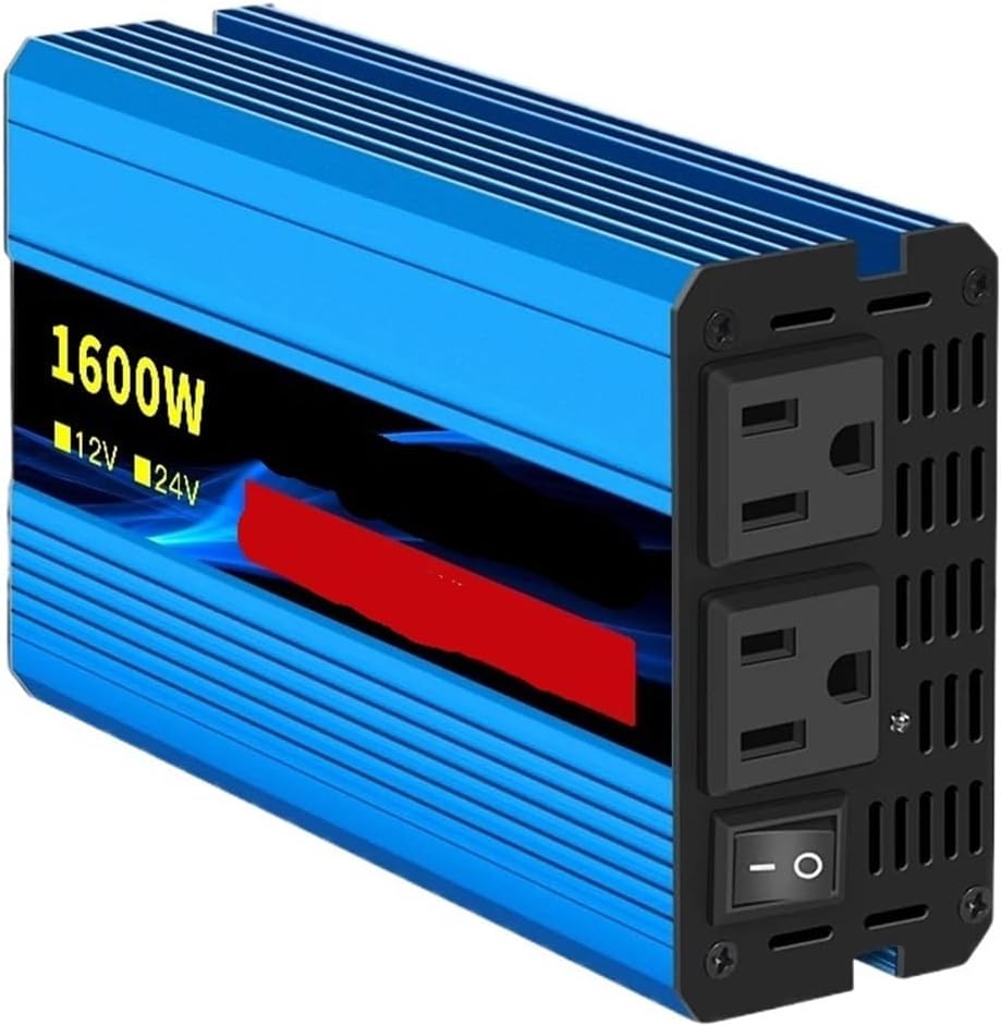 12V/24V to AC 110V 60Hz Pure Sine Wave Inverter Car Power Tranfermer 1600w-8000W Voltage Portable Converter with LED Display(12V 110V 6000W 60HZ)