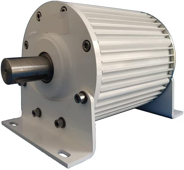 Wind Power Turbine Generator 1KW~10KW Low RPM Permanent Magnet Wind Turbine Generator 10000W 48V 96V Free Energy Generator Alternative Energy (Color : Without base, Size : 24V_1000W)