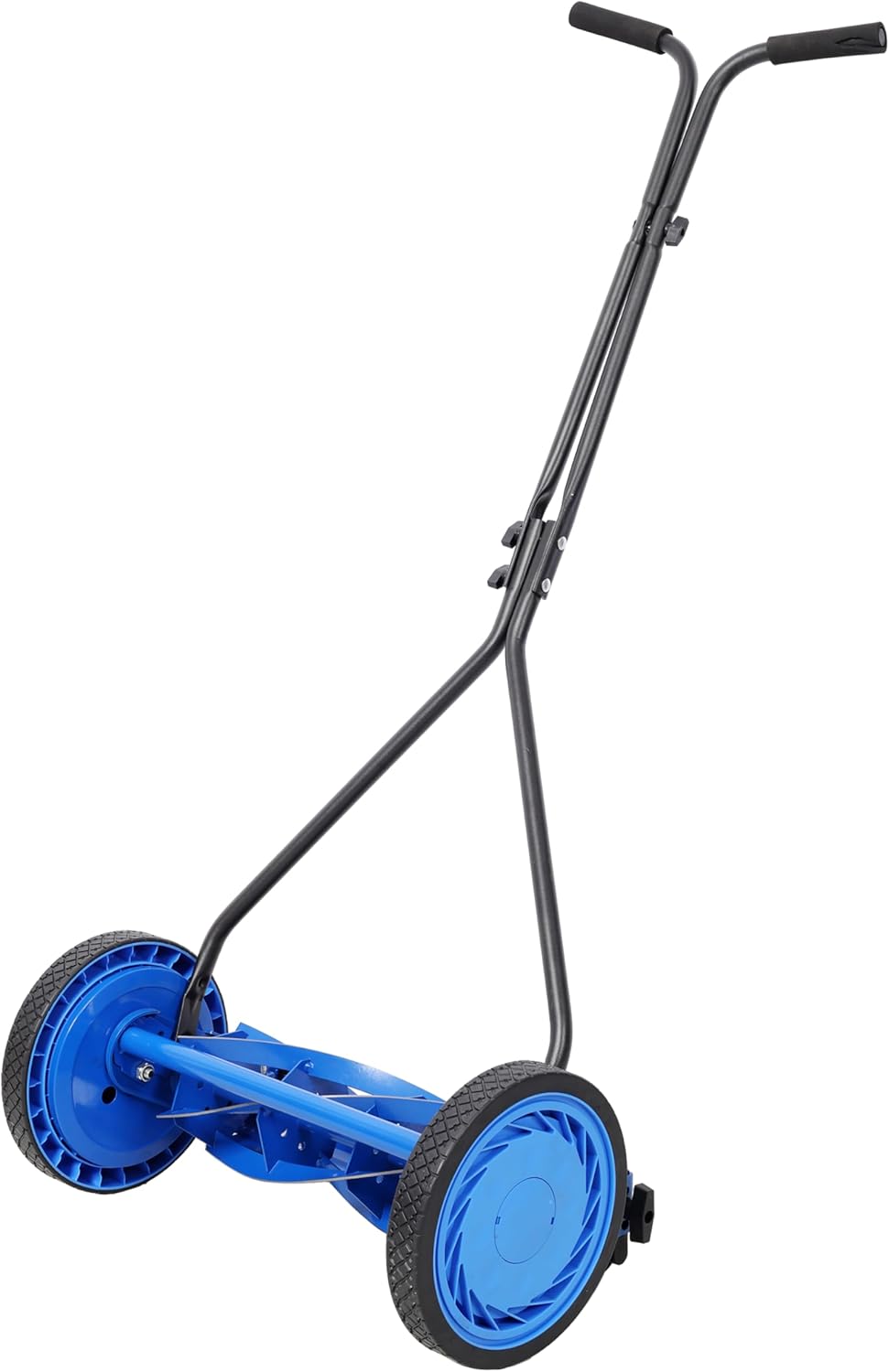 16in Push Lawn Mower, Push Reel Lawn Mower, Blue Color