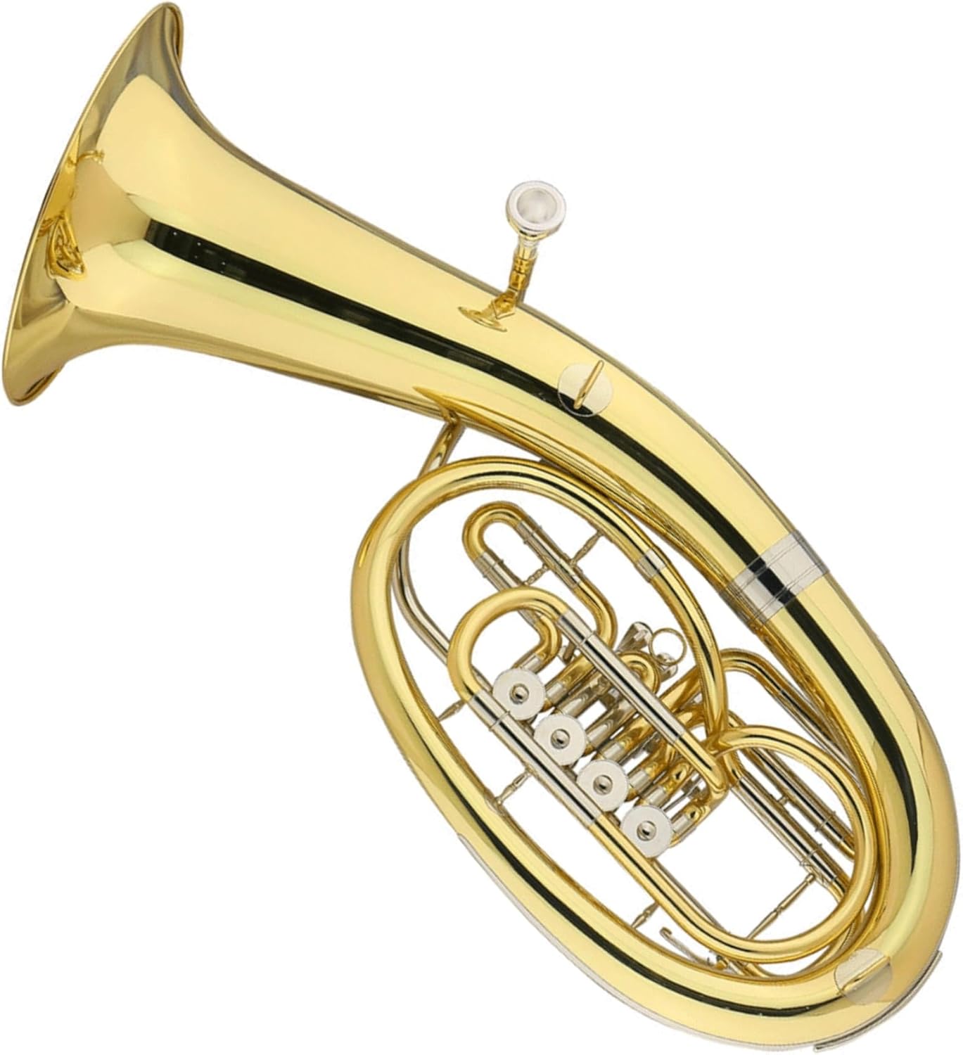 B flat key Euphonium white copper professional instrument