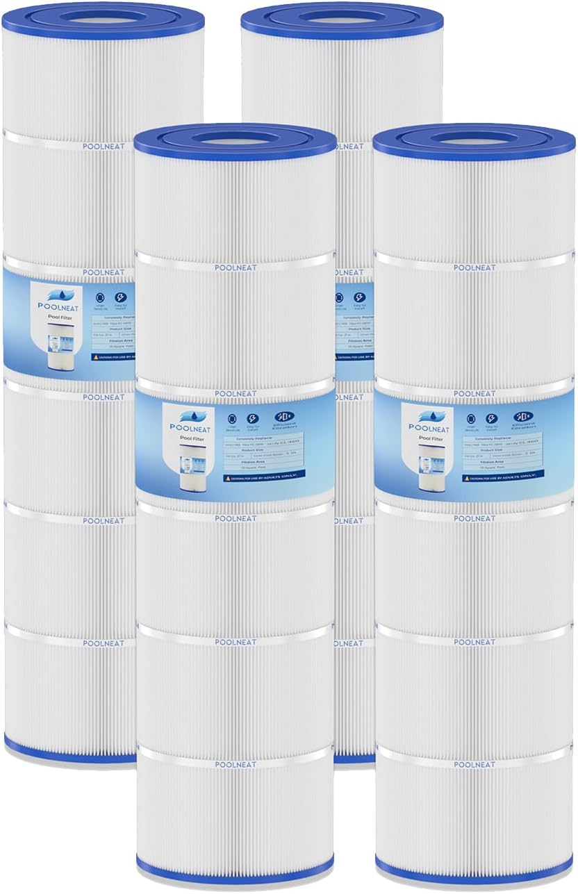 CCP420 Pool Filter Cartridges Replacement for PCC105,FC-1977,PCC105-PAK4,C-7471,178584,FC-6470,R173576,Ultral-A6,817-0106,Clean＆Clear Plus 420,105Sq.ft,4 Pack
