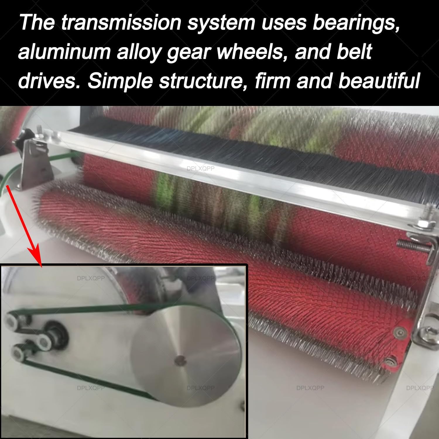 Professional Manual Drum Carder, Aluminum Alloy Roller & 90tpi Stainless Steel Needles for Ultra-Smooth,Cloud-Like Wool Batts,Ideal Tool for Felters and Spinners (8”/16” Width) 40CM/16inch