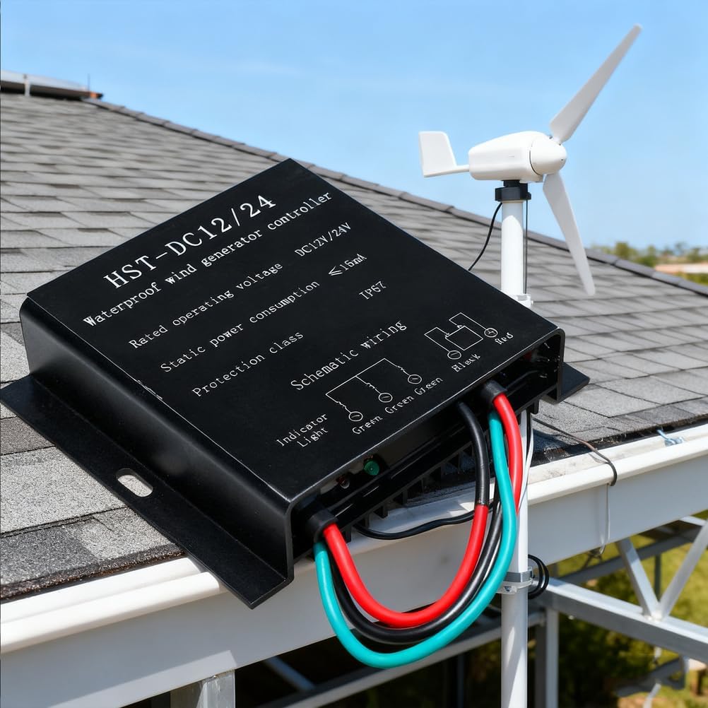 24v,HUIZHITENGDA 12V 24V 48V 1200W-3000W Hybrid Wind Solar Charge Controlle, Wind Turbine Generator Controller Battery Charge Regulator