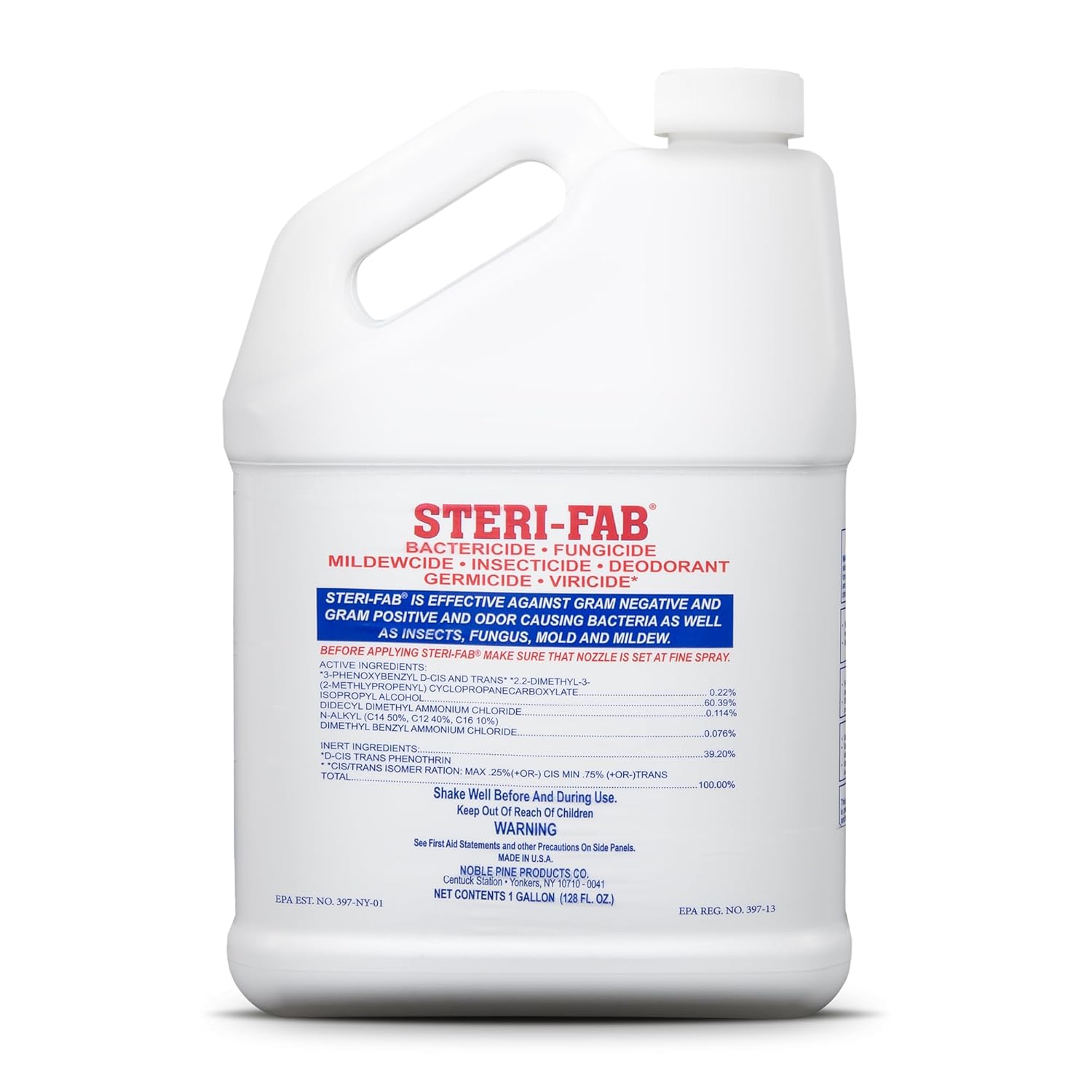Steri-fab Bed Bug Insecticide 4 Gals Dust Mite Bed Bugs Killer Mattress Spray