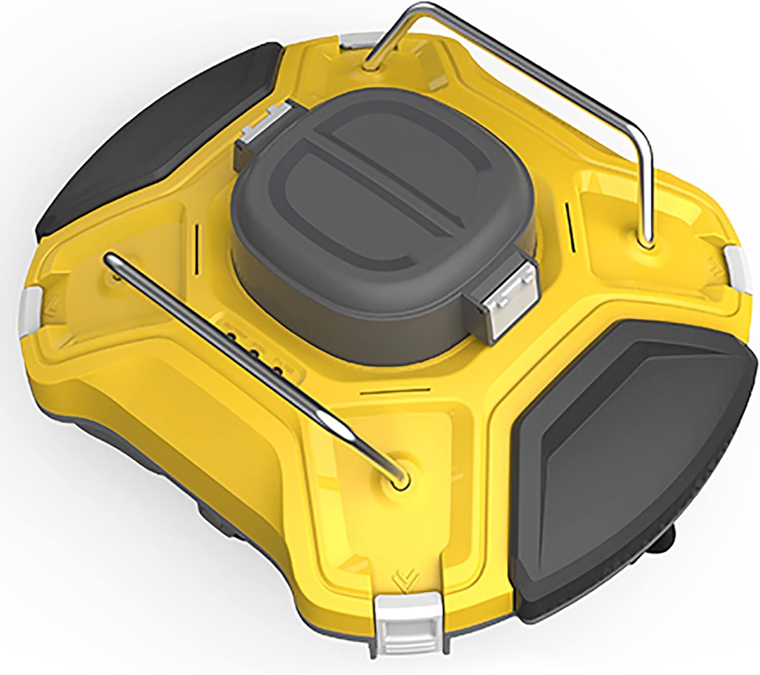 Underwater Automatic Pool Vacuum Cleaner, Fully Automatic Robotic Pool Cleaner, Dual Motor, Self Parking, with 140 Mins Maximum Runtime, Pool Vacuum for Above In Ground Flat Pool Up to 1200 Sq Ft