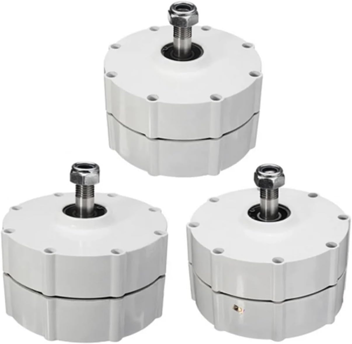 Wind Turbine Generator, Low Speed ​​500W 600W 800W 12V 24V 48V Gearless Permanent Magnet Generator Alternator For Wind Turbine Water Turbine for Marine, RV, Home(Without Base,24V_600W)