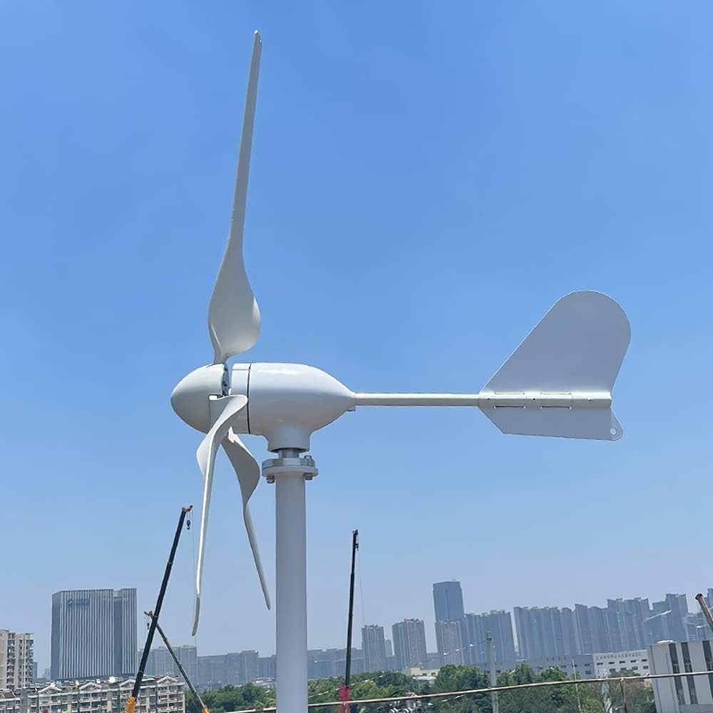 1000w Wind Turbine Generator Kit with Controller and Inverter 12V 24V 48V Off Grid System for Homeuse Free Energy Windmill (12V)