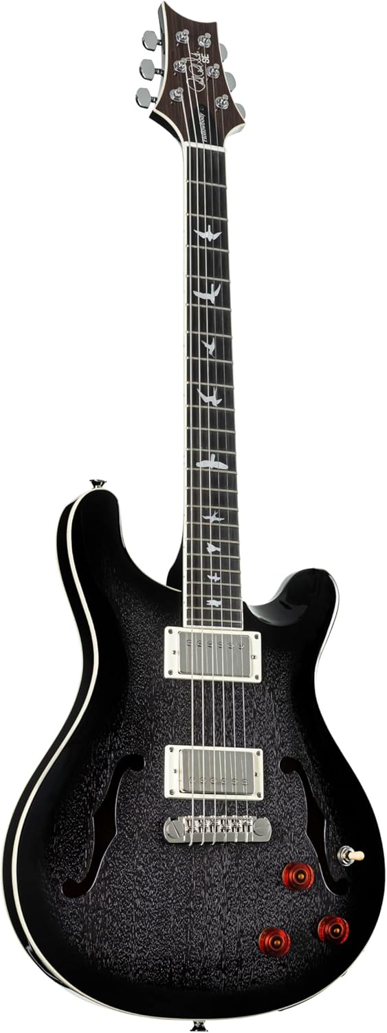 PRS SE Hollowbody Standard Piezo Electric Guitar, Dog Hair Smokeburst