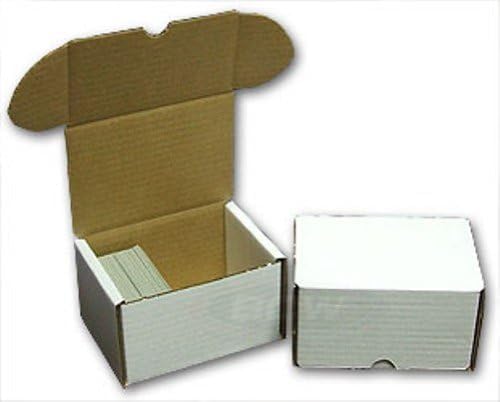 Trading Card Storage Box 330 Count – 200 Pack | Cardboard Organizer for Sports Cards, Trading Card Games, and Collectible Cards | Assembly Required