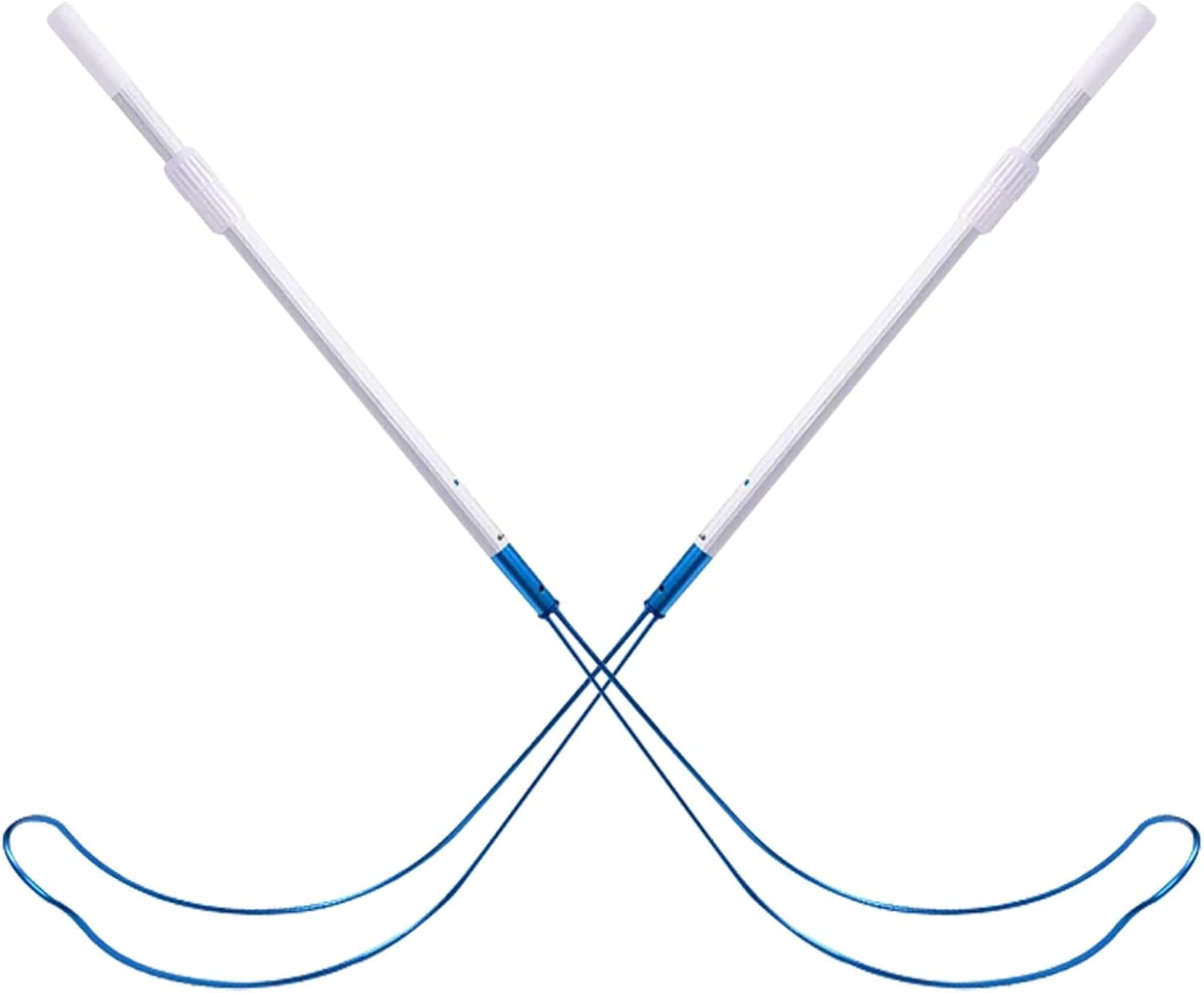 Pool Safety Hook 2 Pcs Safety Rescue Hook with Pole, Aluminium Alloy Life Preserving Saving Hook for Pool, Strong Large Retrieve People Hooks, for Help Struggling(500cm(16ft) Pole+Hook)