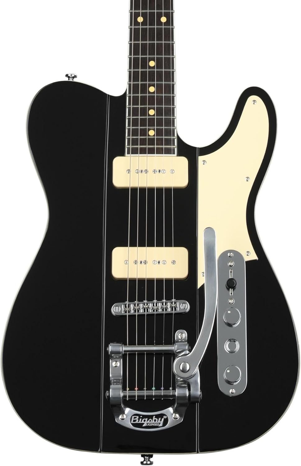 Reverend Greg Koch Gristle 90 Solidbody Electric Guitar - Midnight Black