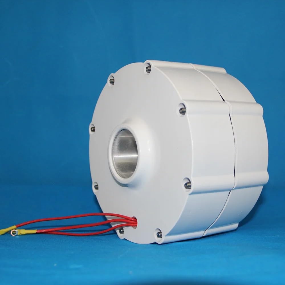 Wind Turbine, Low Speed ​​500W 600W 800W 12V 24V 48V Gearless Permanent Magnet Generator Alternator for Wind Turbine Water Turbine(Without Base,12V_600W)