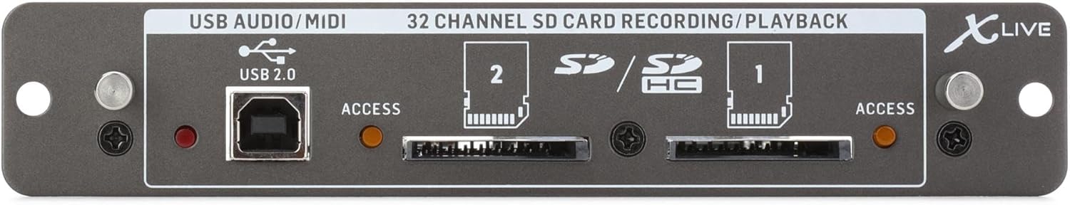 Behringer XLIVE X32 Expansion Card for 32 Channel Live Recording/Playback on SD/SDHC Cards and USB Audio/MIDI Interface