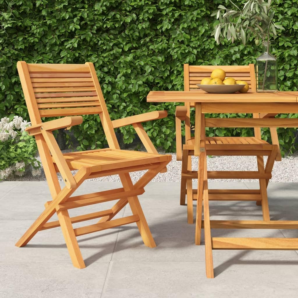 Folding Patio Chairs 2 pcs 21.7
