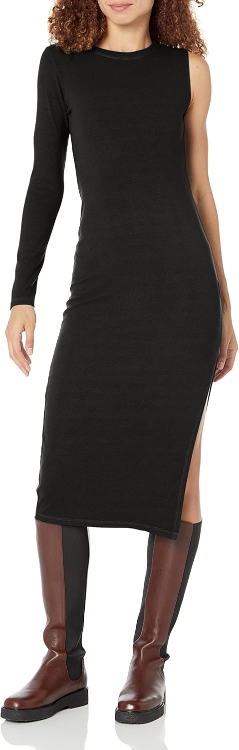 Velvet by Graham & Spencer Women's Trina Long Single Sleeve Fitted Dress
