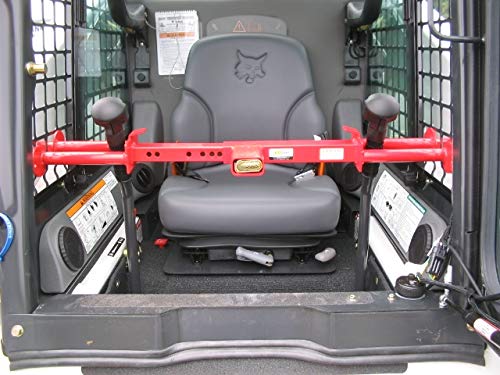 Equipment Lock SSL - Powder Coated Steel Skid Steer Lock - Drive Control Anti Theft - Skid Steer Cab Accessories