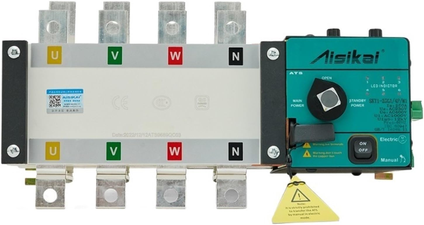 ATS 800A 4p Controller Automatic Transfer Switch Three Phase Intelligent Dual Power Transfer Controller for Generator Set(800A)