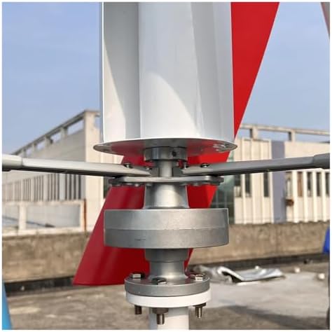 High-Efficiency 10KW 15KW 48V Vertical Axis Wind Turbine Generator - Roof Mount for Home, Farm, RVs & Boats - Powerful Renewable Energy Solution with Controller
