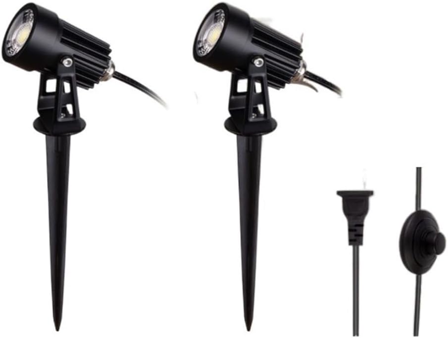 Lights 6pcs/lot 3w/5w In-Ground Light Landscape Light Ground Garden Light Plant Light Switch Wire 1.8m Small Spotlight Household Bulbs (Size : 5w Natural White)