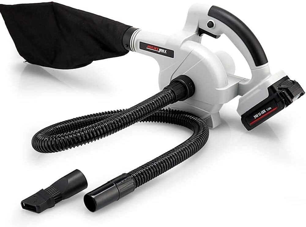 Blowers Convenient Cordless Blower 2-in-1 Electric Leaf Blower and Vacuum Cleaner for Clean Pet Hair Cars Furniture Workshops Various Corners Etc,Battery*2-4.0AH (Battery*1 2.0AH)