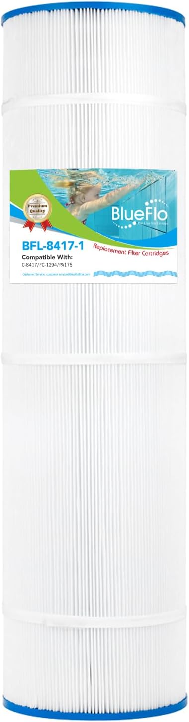 Pool Filter Cartridge Replaces for Pleatco PA175, Unicel C-8417, Hayward CX1750RE, C1750, Filbur FC-1294, Sta-Rite PXC175, PCCF-175, 1 Pack