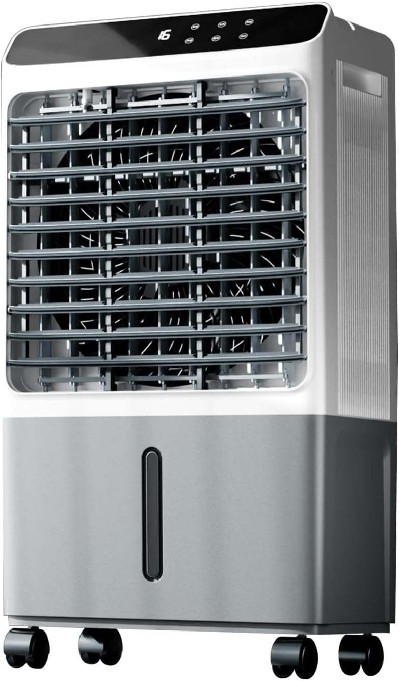 Swamp Cooler, 3-in-1 Evaporative Air Cooler with 36 L/9.5 Gal Tank, 60° Oscillation, 12H Timer, Remote, Portable Air Conditioner for Bedroom Home Office