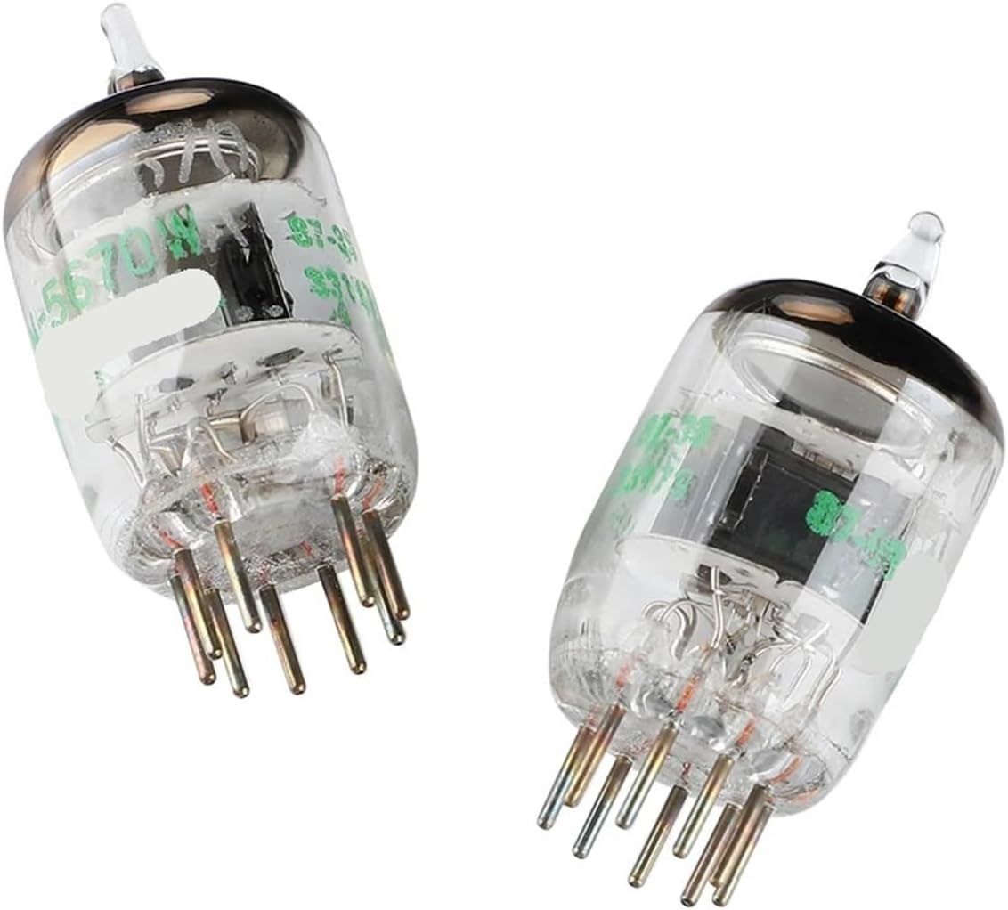 2PCS 5670W GE5670 Vacuum Tube Electron Tube Upgraded Version 6N3/6H3N/396A/2C51/5670 Audio Amplifier