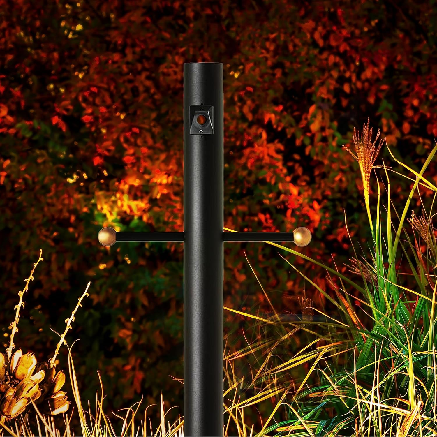 Generation Lighting Traditional Outdoor Lamp Post Black8114-12 | Driveway, Garden, Porch, and Patio Accessory | Outdoor Lighting Product for Outdoor Post Light, Driveway Light, and Deck Post Light