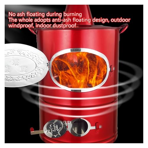 Smokeless Outdoor Burn Barrel - Efficient Incineration Drum for Trash Disposal in Yards & Parks - Eco-Friendly Fire Pit for Waste Management