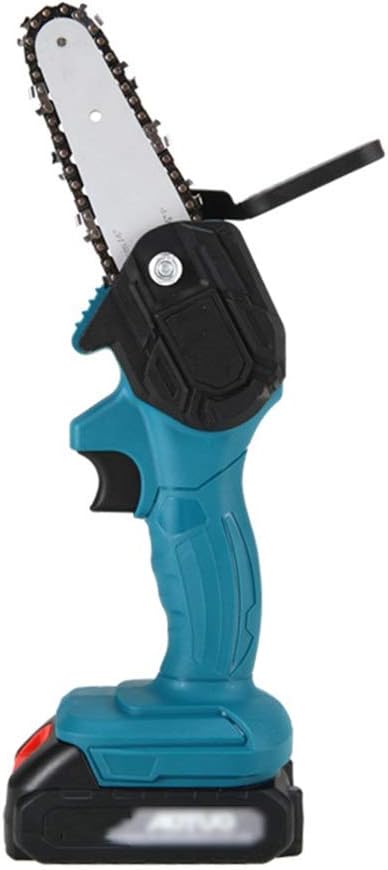 4 Inch Electric Mini Battery Chainsaw, Pruning Shears Chainsaw, Lightweight and Convenient, Portable Power Chain Saw (Size : 1 Battery) ()