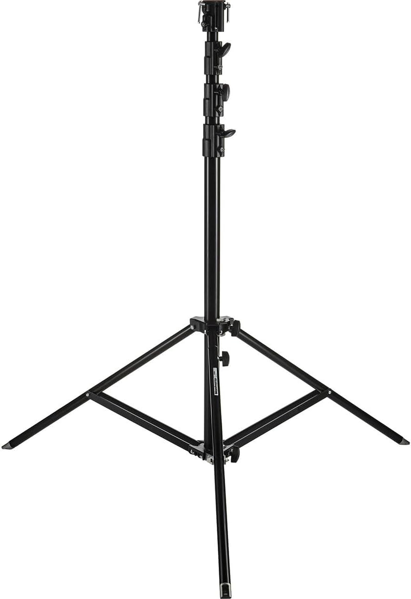 Manfrotto 269BU 14.9-Feet Super Aluminium Stand with Leveling Leg (Black)