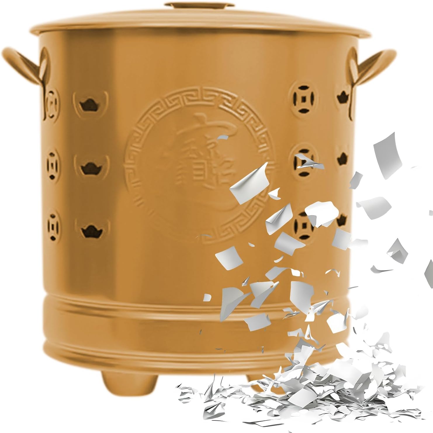 Burn Barrel, Stainless Steel Outdoor Fireplaces, Outdoor Fire Pits for Trash Paper Courtyard Yard Backyard Garden Patio Camping Fireplaces