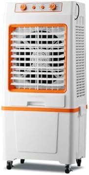 Portable Air Conditioner Fan for Small Rooms with Split Water Tank Portable Air Conditioners for Bedrooms 3 Speeds for Bedroom Kitchen Office(Orange)