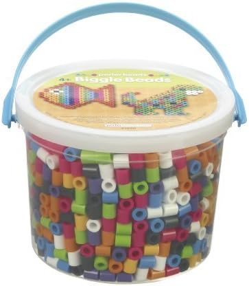 7 X Perler BIGGIE Fun Fusion Fuse Bead Bucket-Assorted Colors