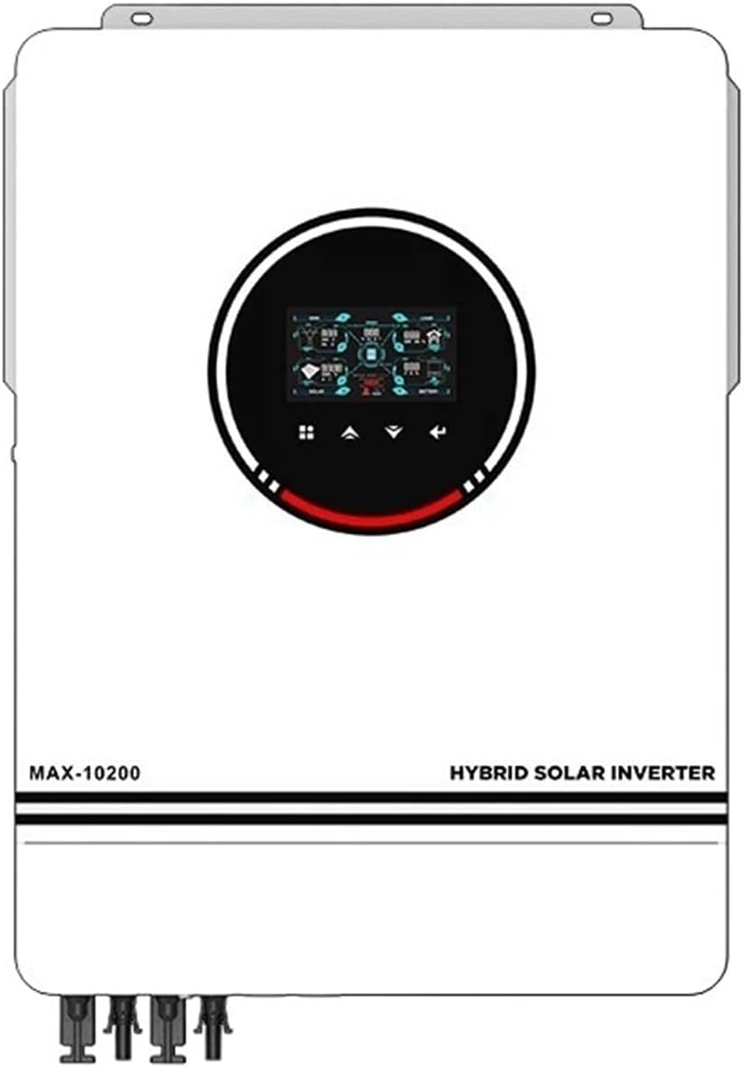 Hybrid Solar Inverter Power 10.2KW 6.2KW 4.2KW 24/48V 220V Off Grid Pure Sine Wave Bult-in 160/140A MPPT Charge Controller(10.2KW 48V,with WiFi)