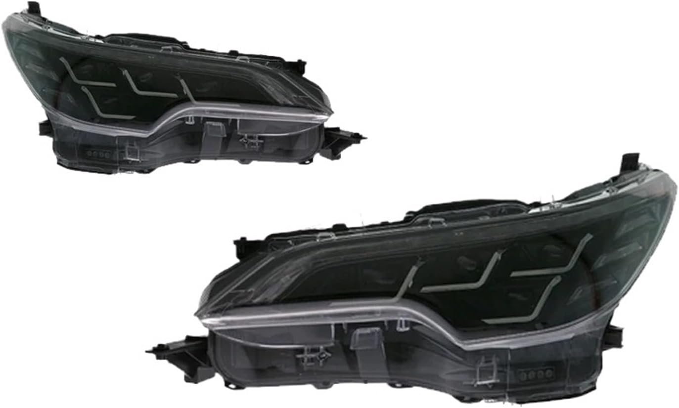 LED HeadLights Compatible For Toyota Fortuner 16-20 Style Led DRL Car Head Lamp Assembly Signal Auto Accessories Modified Lamp