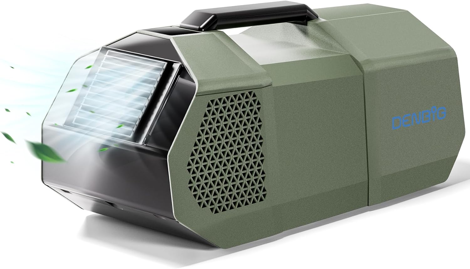 Portable Air Conditioner for Tent for 50 Sq. Ft, 1,500 BTU AC Unit with Fan Mode for Truck Van Outdoor Camping Small Rooms, Windowless Air Cooler with Dual Hoses