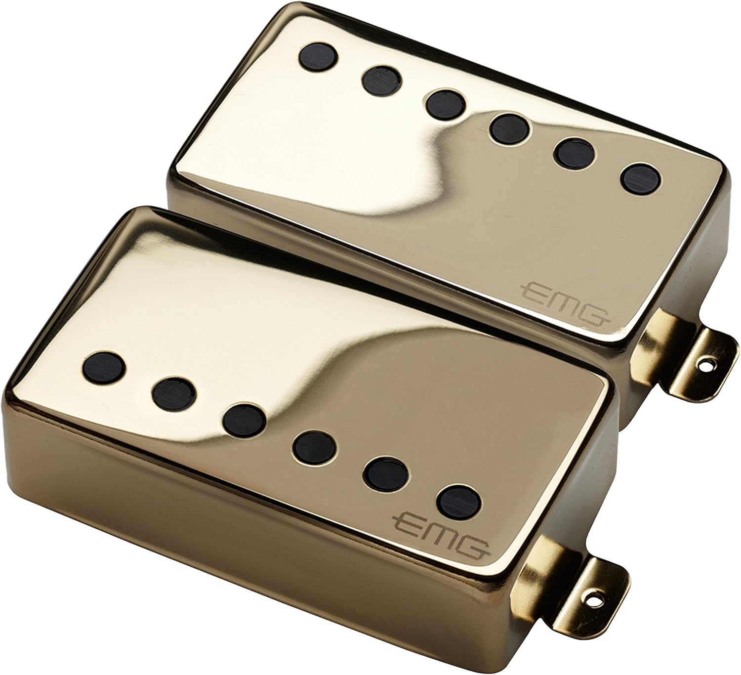 EMG 57/66 Bridge and Neck Humbucker Guitar Pickups Set, Gold