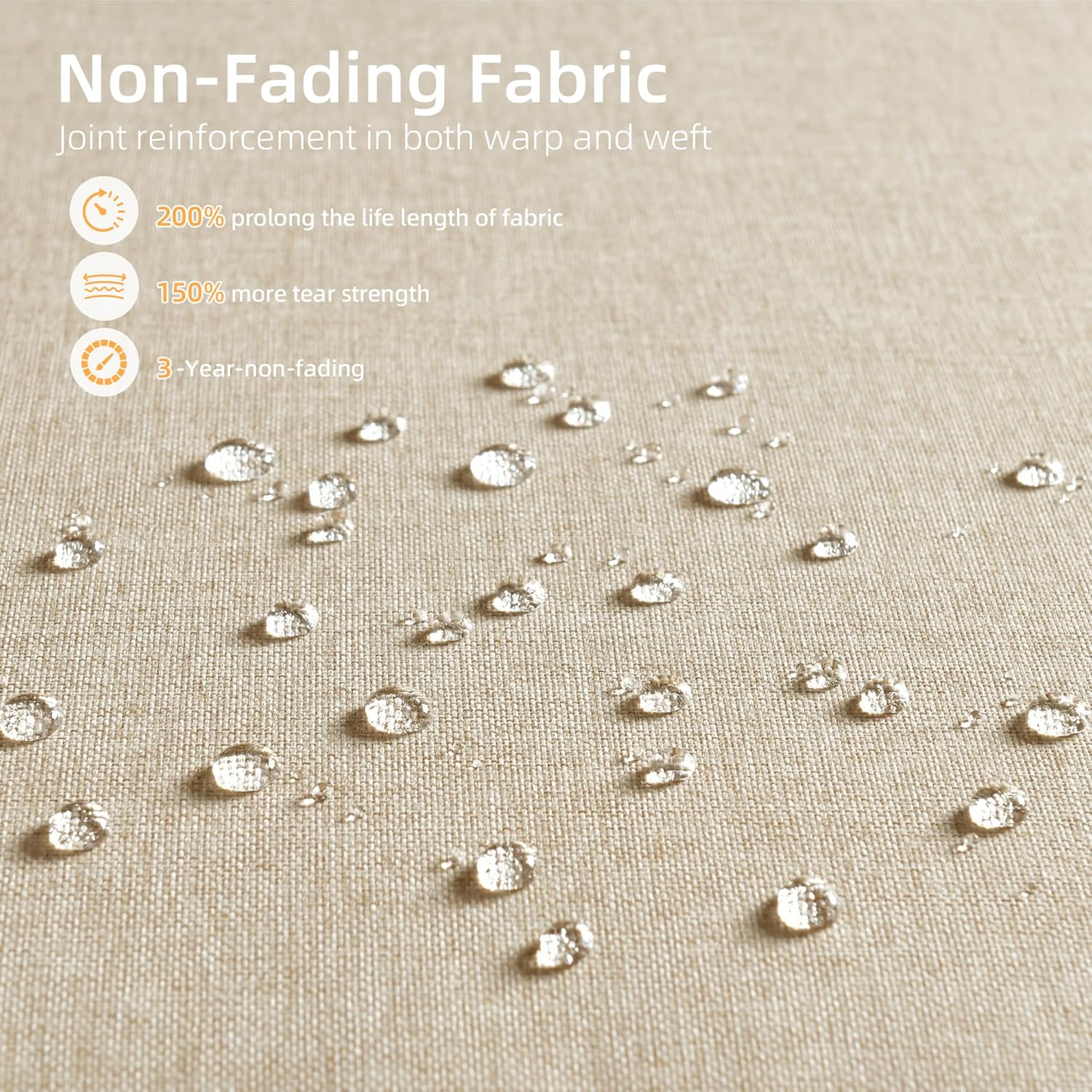 Patio Furniture Set, Outdoor Brown Wicker Furniture with 54