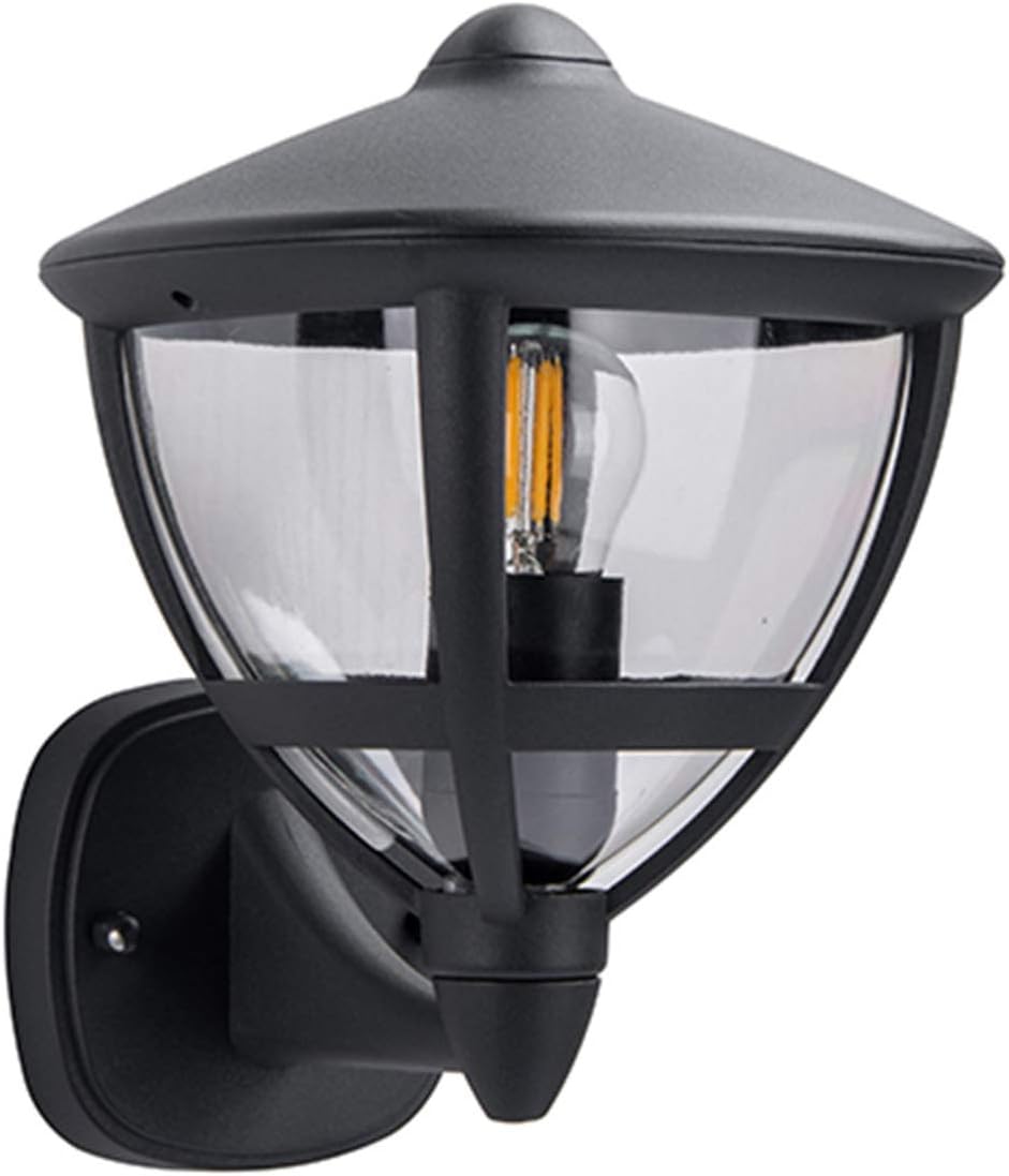 Outdoor Wall Lights Industrial Style Exterior Wall Lantern Waterproof Wall Light Fixture Prefect for House Backyard Garden, E27 Lighting Source