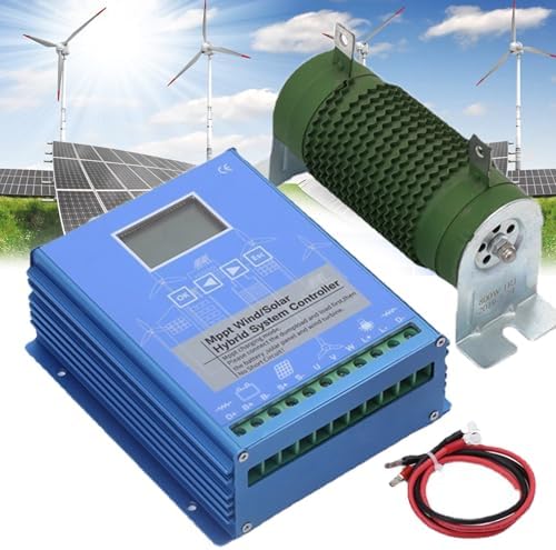 1200W Wind Solar Hybrid Charge Controller MPPT Boost 12V/24V with Dump Load for Wind Turbine Generator - Efficient Energy Management System for Renewable Power Solutions