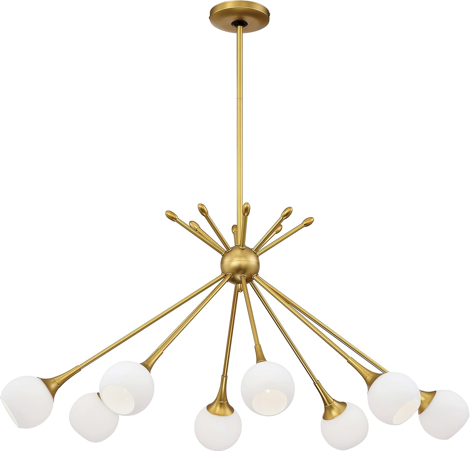 George Kovacs P1808-248 Pontil Eight Light Island Pendant, Honey Gold