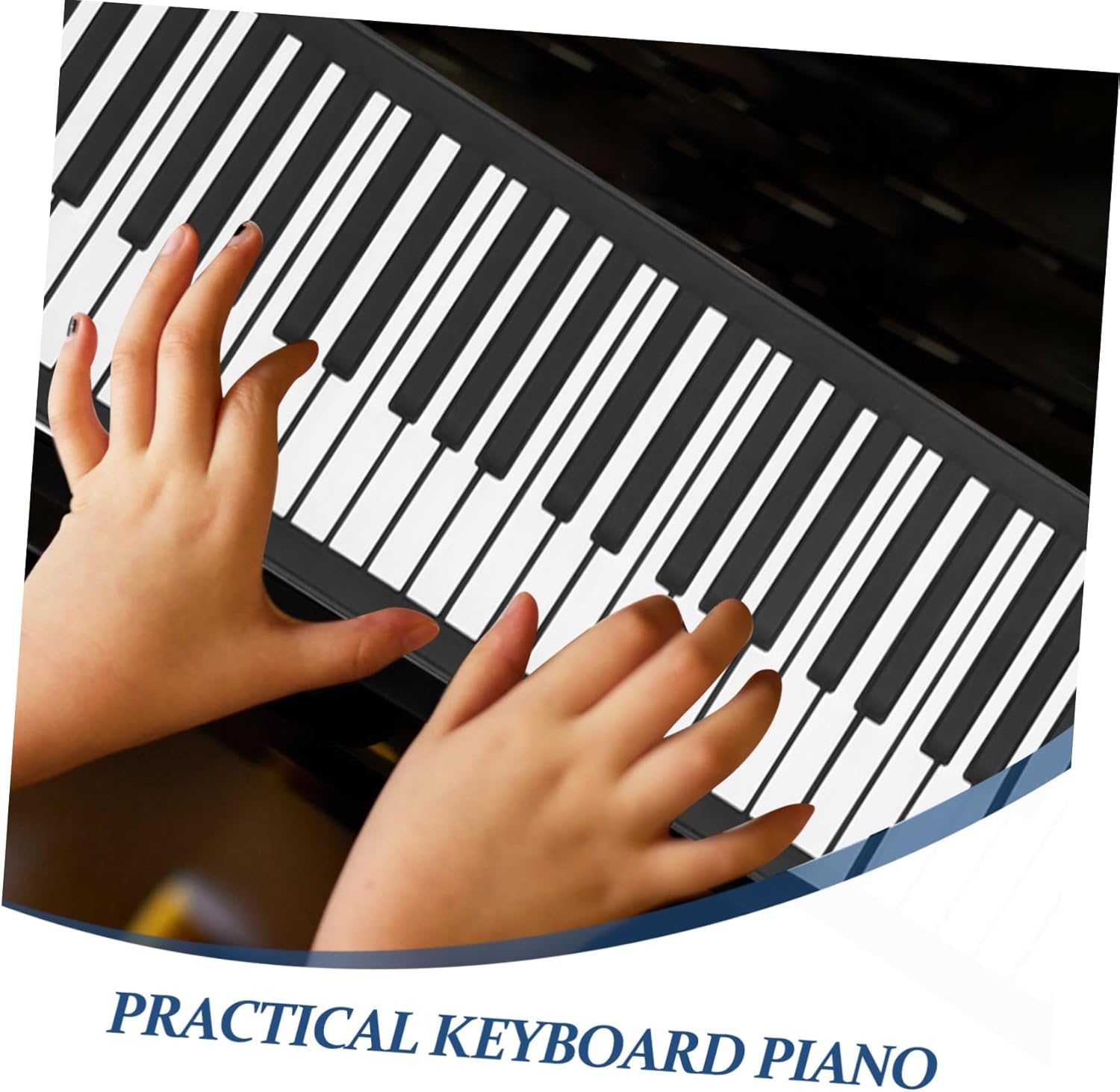 Keys Portable Up Piano Lightweight Silicone Electronic Keyboard for Rechargeable Battery for Beginners and Music Lovers
