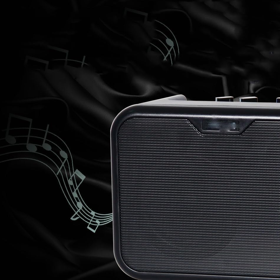 Mini Portable Electric Guitar Amplifier Speaker 10Watt Amp OD/Clean Channels with Power Adapter