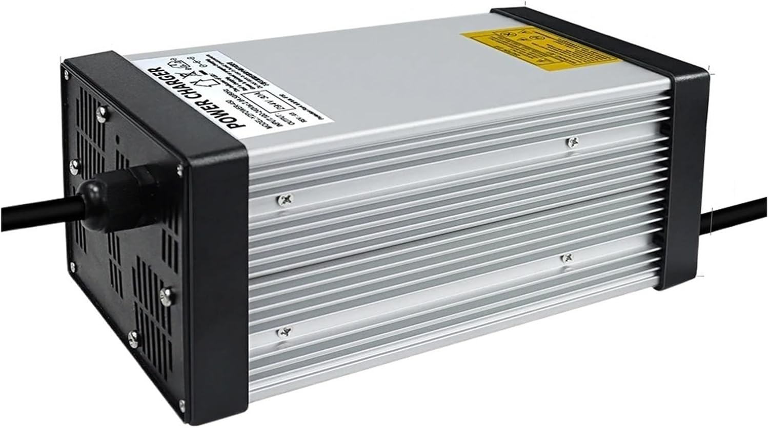 Charger Aluminum Lithium Ion Battery 72V 8A Lithium batterys Charger Intelligent Fast Charging 72V Lithium batterys Pack Power Tools Universal with Cooling Fan(GX16-4,E.U)