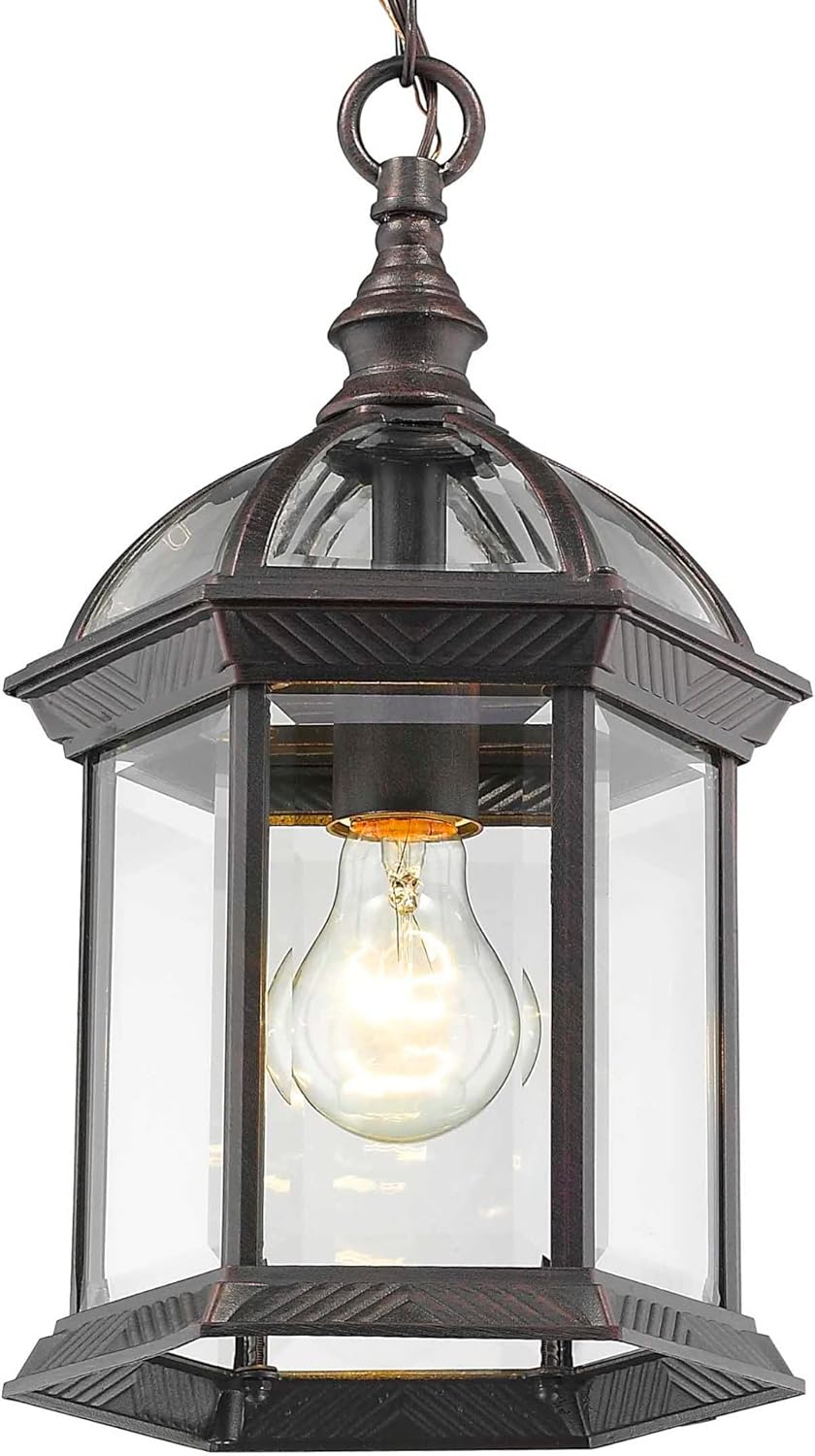 Z-Lite 563CHM-RT 1 Light Outdoor Chain, Rust