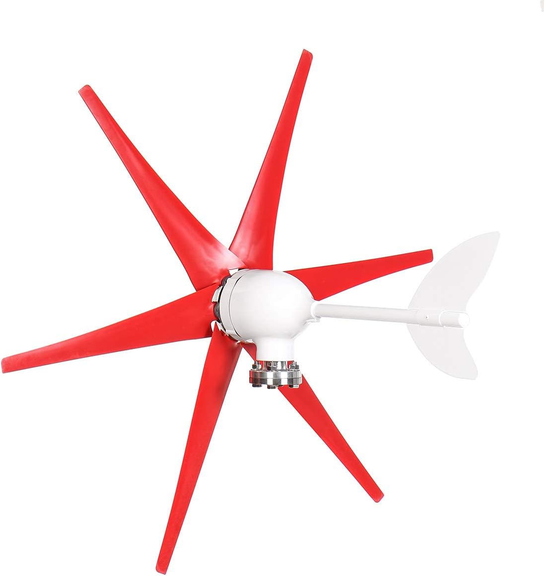 8000W 3/5/6 Blade Wind Turbines Generator DC/AC 12/24V Windmill Energy Turbines Charge High Conversion Rate Powerbank Motor Kit,3 Blades,12v