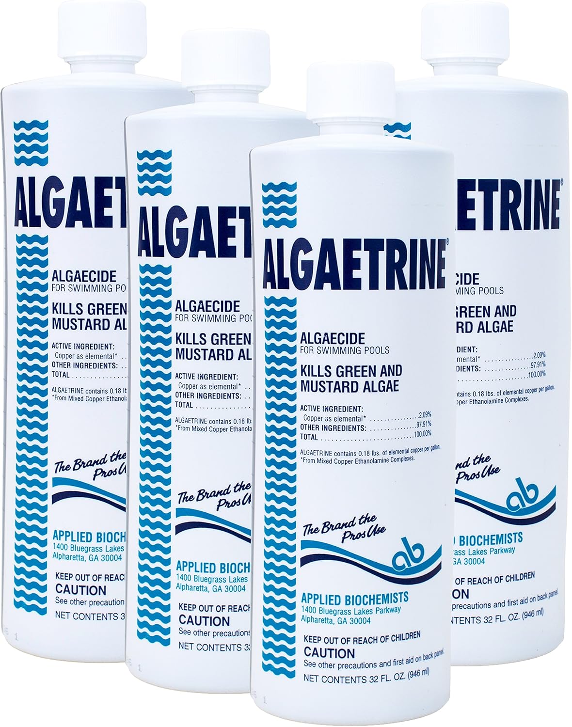 APPLIED BIOCHEMISTS Algaetrine (1 qt) (4 Pack)