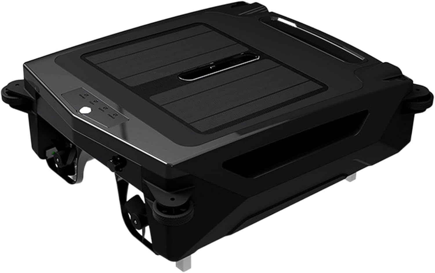 Pool Cleaner Robot, Solar/Battery Dual Pool Skimmer Robotic, Automatic Pool Vacuum Cleaner